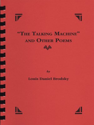cover image of "The Talking Machine" and Other Poems